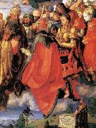 Albrecht Durer The Adoration of the Trinity painting